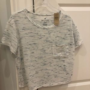 American Eagle Cropped Tee